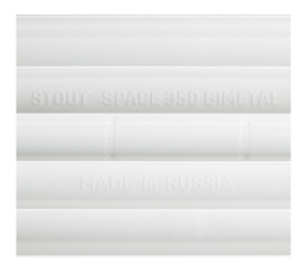 Радиатор биметаллический боковое подключение STOUT Space 350 14 секций SRB-0310-035014 в Владимире 5