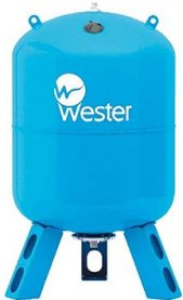 Гидроаккумулятор Wester 50 литров мембранный расширительный бак для водоснабжения WAV 50 0141100 в Владимире 0