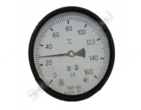Термометр биметаллический Минск ТБП-Т 160С Дк 100 L=100 в Владимире 1