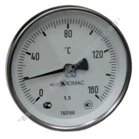 Термометр биметаллический Юмас ТБП-Т 160С Дк 63 L=50 в Владимире 0