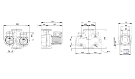 Насос UPSD 40-120F циркуляционный промышленный Grundfos 96401948 в Владимире 1