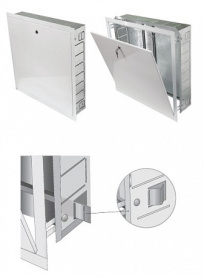 Встроенный коллекторный шкаф Grota Мини GR SHRM-3 со встроенной дверцей в Владимире 1