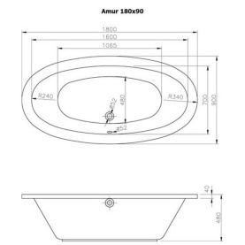Панель фронтальная для ванны Vidima Видима, Сириус 1500 мм в Владимире 2