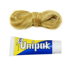Комплект №1 UNIPAK (паста тюбик 25 г. + лён 13 г.) UNIPAK в Владимире 0