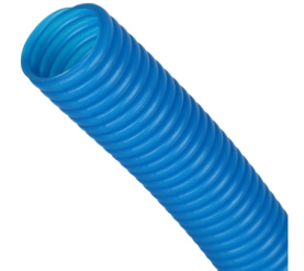 Труба гофрированная ПНД, цвет синий, наружным диаметром 25 мм для труб диаметр STOUT SPG-0001-502520 в Владимире 2