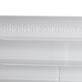 Радиатор биметаллический боковое подключение (белый RAL 9016) RIFAR BASE 200 8 секций в Владимире 7