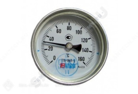 Термометр биметаллический Метер ТБ80 160C Дк 80 L=100 в Владимире 1