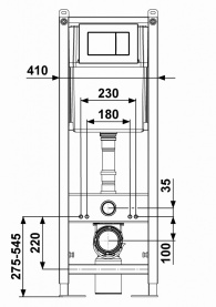 Комплект 5 в 1 Rosa (унитаз подвесной Элеганс с инсталляцией УКЛАД) без микролифта в Владимире 1