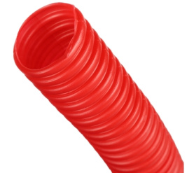 Труба гофрированная ПНД, цвет красный, наружным диаметром 32 мм для труб диаме STOUT SPG-0002-503225 в Владимире 2