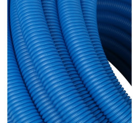 Труба гофрированная ПНД, цвет синий, наружным диаметром 25 мм для труб диаметр STOUT SPG-0001-502520 в Владимире 3