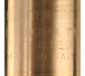 Клапан обратный пружинный муфтовый с металлическим седлом 1 1/4 STOUT SVC-0011-000032 в Владимире 3