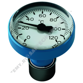 Термометр синий для рукояток шаровых кранов R540F 120C Giacomini R540FY022 в Владимире 1