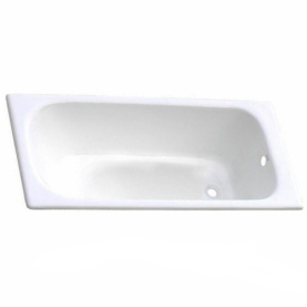 Чугунная ванна Aqualux ZYA-8-5 170x70 goldman белая, без ножек, антислип в Владимире 0