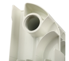 Радиатор биметаллический боковое подключение (белый RAL 9010) Global STYLE PLUS 350 14 секций в Владимире 5