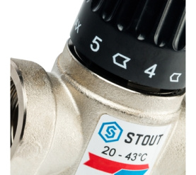 Термостатический смесительный клапан для систем отопления и ГВС 3/4 ВР 20-43 STOUT SVM-0010-164320 в Владимире 3