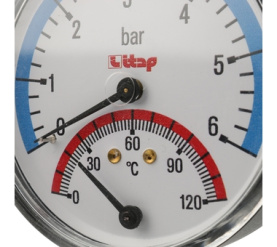 Термоманометр, боковое подключение ITAP 484 1/2 Itap в Владимире 3