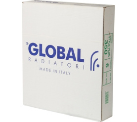 Радиатор биметаллический боковое подключение (белый RAL 9010) Global STYLE PLUS 350 6 секций в Владимире 7