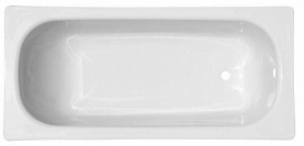 Ванна стальная ВИЗ Donna Vanna 150x70 с ножками и антибактериальным покрытием, белая орхидея, без ранта в Владимире 1
