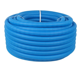 Труба гофрированная ПНД, цвет синий, наружным диаметром 32 мм для труб диаметр STOUT SPG-0001-503225 в Владимире 0