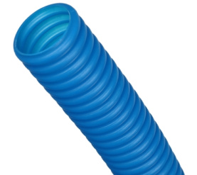Труба гофрированная ПНД, цвет синий, наружным диаметром 32 мм для труб диаметр STOUT SPG-0001-503225 в Владимире 2