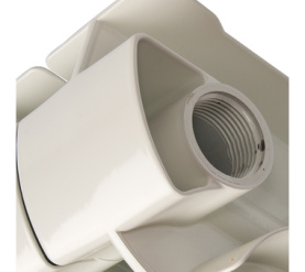Радиатор биметаллический боковое подключение (белый RAL 9010) Global STYLE PLUS 350 6 секций в Владимире 4