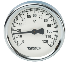 Термометр биметаллический накладной FR810(ТАВ) 80120 Watts 10006505(03.08.080) в Владимире 2