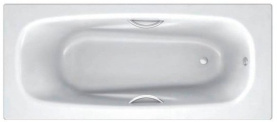 Стальная ванна BLB Universal Anatomica HG 170x75 см B75L-1 с отверстиями под ручки 232 мм в Владимире 0