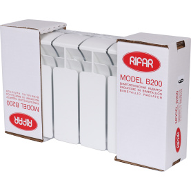 Радиатор биметаллический боковое подключение (белый RAL 9016) RIFAR BASE 200 6 секций в Владимире 9