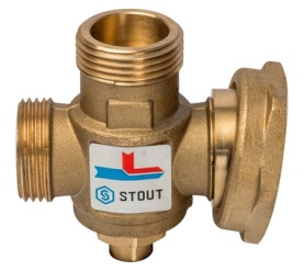 Термостатический смесительный клапан G 1M-G 1 1/2 F-G 1M 70°С STOUT SVM-0050-327007 в Владимире 2