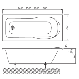 Панель фронтальная для ванны Vidima Сева Микс 1500 мм Н=560 мм в Владимире 3