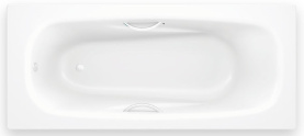 Стальная ванна BLB Universal Anatomica 170x75 см B75U42 (B75UQH) с отверстиями под ручки 208 мм в Владимире 1