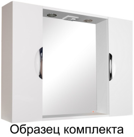 Шкаф-зеркало модульное Домино Грация 45 Эл. Домино в Владимире 1