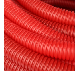 Труба гофрированная ПНД, цвет красный, наружным диаметром 32 мм для труб диаме STOUT SPG-0002-503225 в Владимире 3