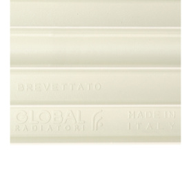 Радиатор биметаллический боковое подключение (белый RAL 9010) Global STYLE PLUS 350 12 секций в Владимире 9