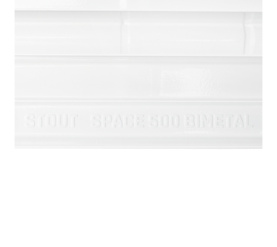 Радиатор биметаллический боковое подключение STOUT Space 500 8 секций SRB-0310-050008 в Владимире 6