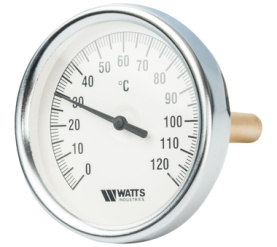 Термометр биметаллический с погружной гильзой 80 мм F+R801(T) 80100 Watts 10005950(03.02.100) в Владимире 1