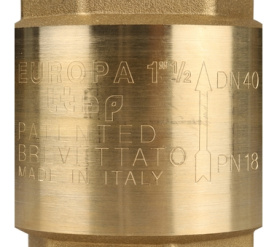 Клапан обратный пружинный муфтовый с металлическим седлом EUROPA 100 1 1/2 Itap в Владимире 7