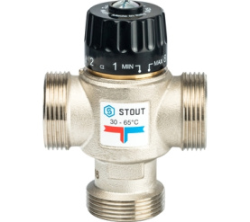 Термостатический смесительный клапан для систем отопления и ГВС 1 1/4 НР 30-65° STOUT SVM-0025-356532 в Владимире 1