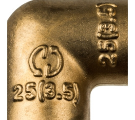 Угольник 90° 25 для труб из сшитого полиэтилена аксиальный STOUT SFA-0007-000025 в Владимире 4