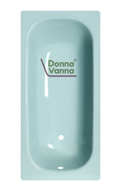 Ванна стальная ВИЗ Donna Vanna 150x70 морская волна, с опорной подставкой, DV-51931 в Владимире 1