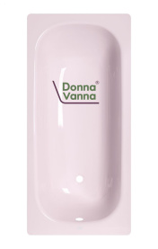 Ванна стальная ВИЗ Donna Vanna 150x70 розовый коралл, с опорной подставкой, DV-51942 в Владимире 1