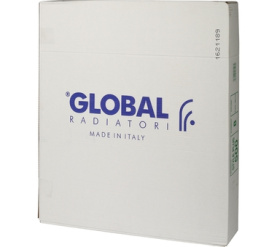 Радиатор биметаллический боковое подключение (белый RAL 9010) Global STYLE PLUS 500 8 секций в Владимире 9
