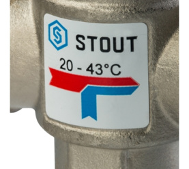 Термостатический смесительный клапан для систем отопления и ГВС 1 НР 20-43° STOUT SVM-0020-164325 в Владимире 3